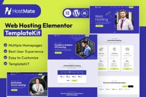 HostMate – Web Hosting Elementor Template Kit