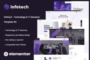 Infetech – Technology & IT Solutions Elementor Template Kit