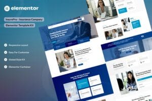 Insure – Insurance Company Elementor Template Kit