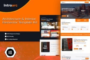 Introarc – Architecture & Interior Elementor TemplateKit