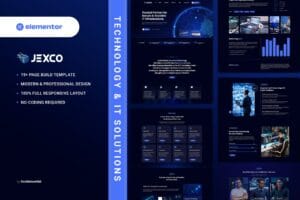 Jexco – Technology & IT Solutions Elementor Template Kit