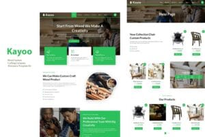 Kayoo – Wood Company Woocommerce Elementor Template Kit