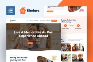 Kindora – Au Pair Elementor Template Kit