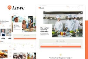 Luwe – Restaurant Elementor Template Kit