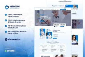 Medizin – Medical Services Elementor Template Kit