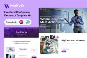 Meevo – Event and Conference Elementor Kit