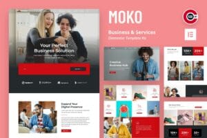 Moko – Business & Services Elementor Template Kit