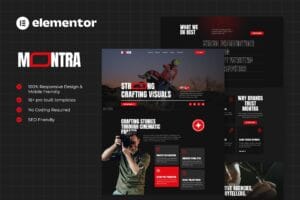 Montra – Film & Video Production Elementor Template Kits