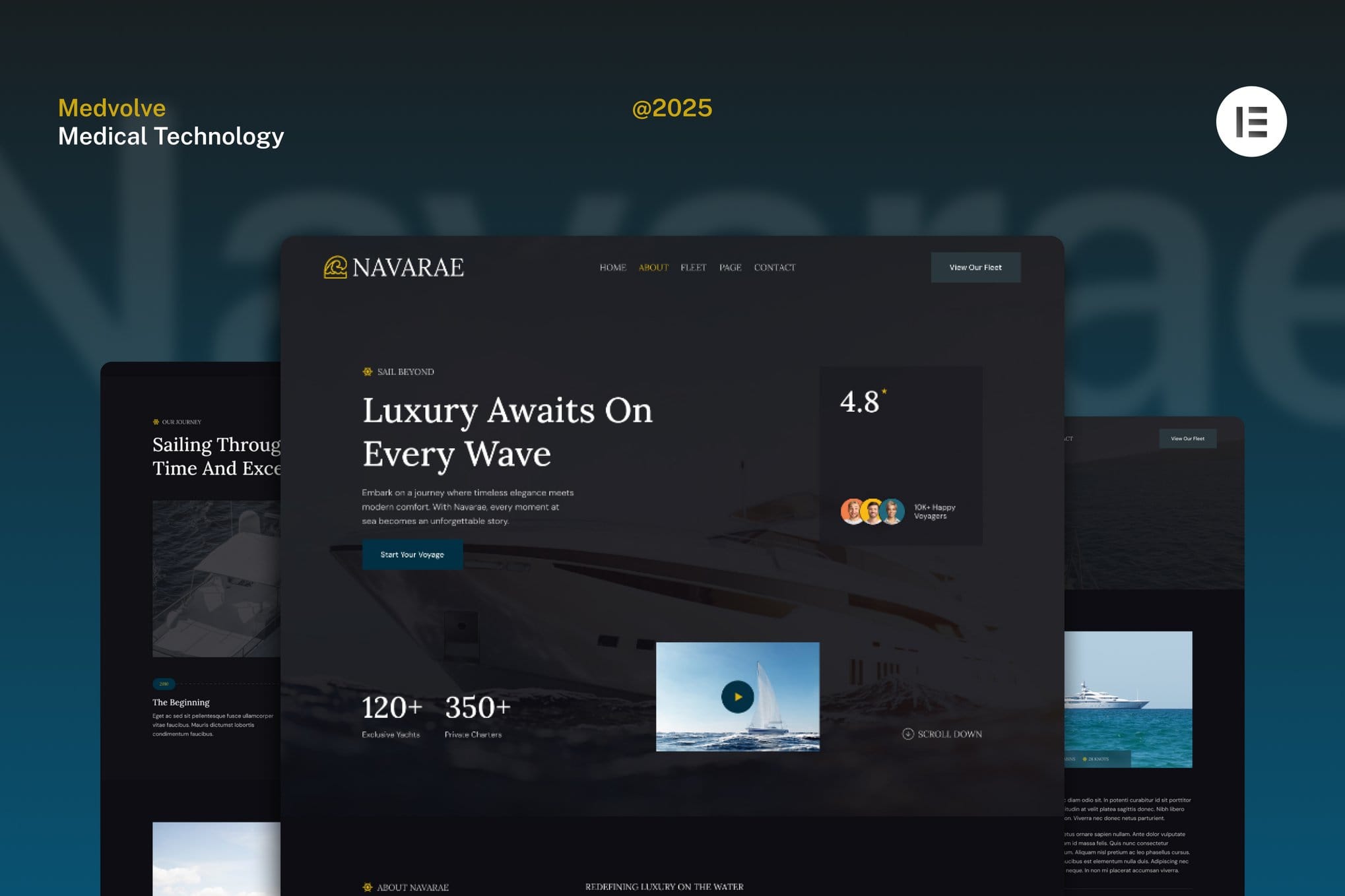 navarae-dark-luxury-yacht-club-boat-rental-website Navarae – Dark Luxury Yacht Club & Boat Rental Website Elementor Template Kit
