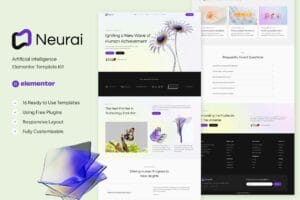 Neurai – Artificial Intelligence Elementor Template Kit