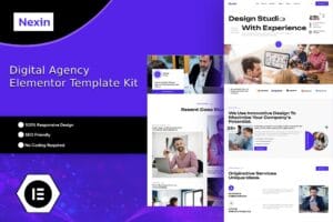 Nexin – Creative Digital Agency Elementor Template Kit