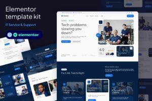 Nexolve – IT Service & Support Elementor Template Kit