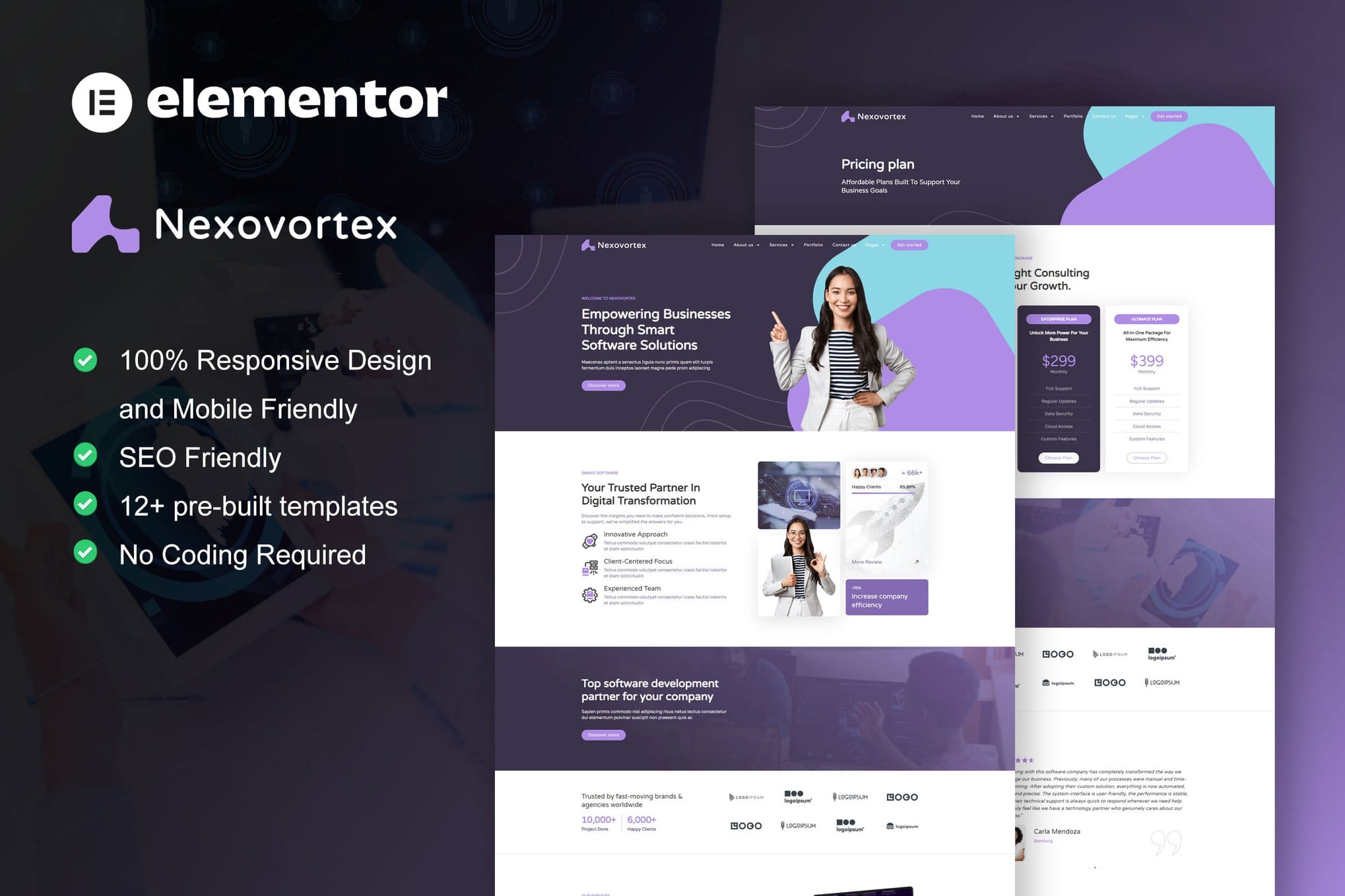 nexovortex-software-company-elementor-pro-template Nexovortex – Software Company Elementor Pro Template Kit