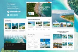 Nomad – Tour & Travel Agency Elementor Template Kit