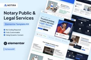 Notira – Notary Public & Legal Services Elementor Pro Template Kit