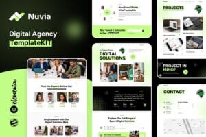 Nuvia – Digital Agency Elementor Template Kit