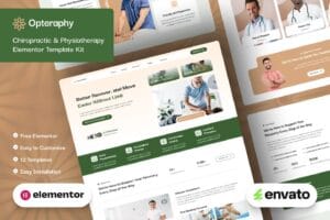 Opteraphy – Chiropractic & Physiotherapy Elementor Template Kit