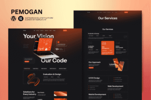 Pemogan – Software Development & IT Solutions Elementor Template Kit