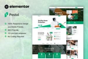 Pestol – Pest Control Service Elementor Pro Template Kit