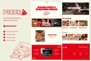 Pizzra – Pizza Restaurant & Fast Food Elementor Template Kit