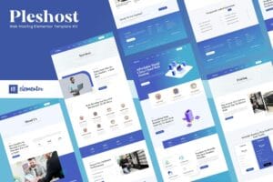 Pleshost – Cloud Web Hosting Elementor Template Kit