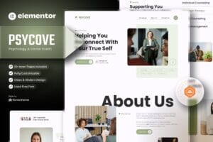 Psycove – Psychology & Mental Health Elementor Template Kit