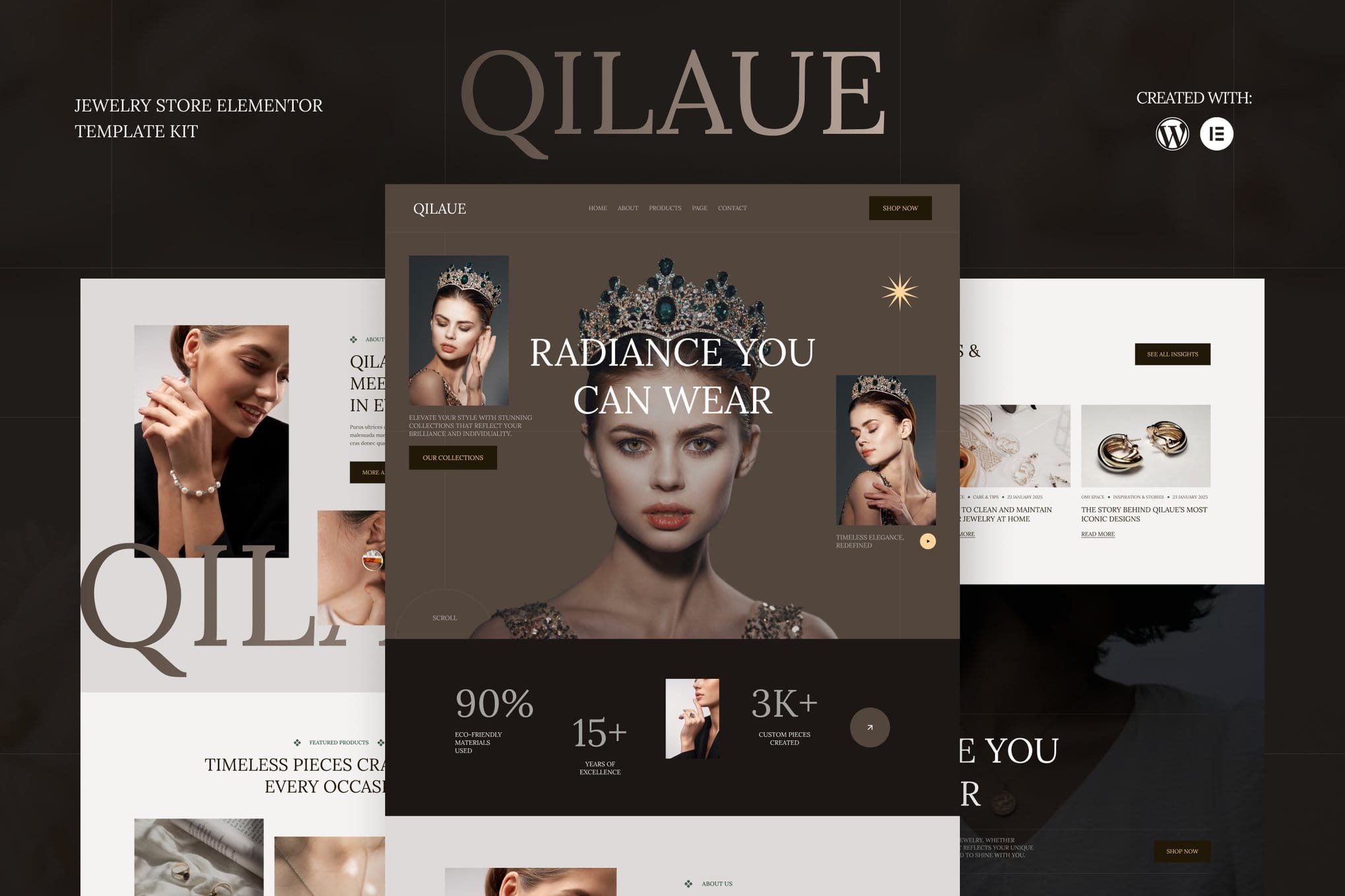 qilaue-jewelry-store-elementor-template-kit Qilaue – Jewelry Store Elementor Template Kit