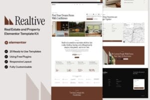 Realtive – Real Estate & Property Elementor Template Kit