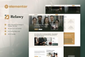 Relawy – Law Firm & Attorney Elementor Template Kit