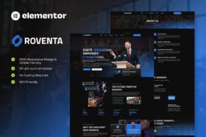 Roventa – Event & Conference Elementor Template Kit