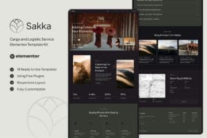 Sakka – Photography Service & Portfolio Elementor Template Kit