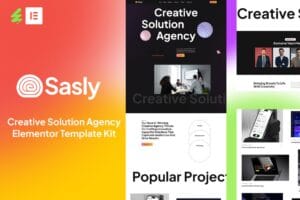 Sasly – Creative Solution Solution Elementor Template Kit