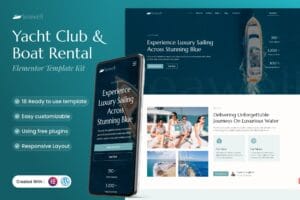 Seawell – Yacht Club & Boat Rental Elementor Template Kit