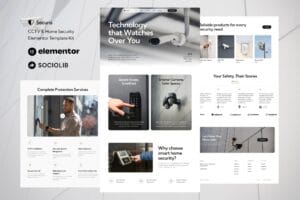 Securis – CCTV & Home Security Elementor Template Kit