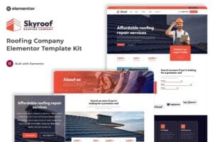 Skyroof – Roofing Company Elementor Template Kit