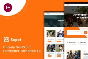 Sopot – Charity Elementor Pro Template Kit