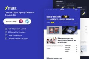 Stellix – Creative Digital Agency Elementor Template Kit