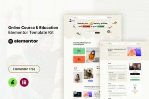 Studiez – Online Course & Education Elementor Template Kit