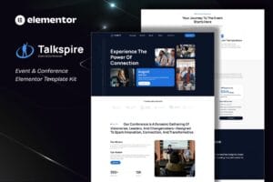 Talkspire – Event & Conference Elementor Template Kit