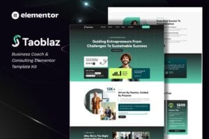 Taoblaz – Business Coach & Consulting Elementor Template Kit
