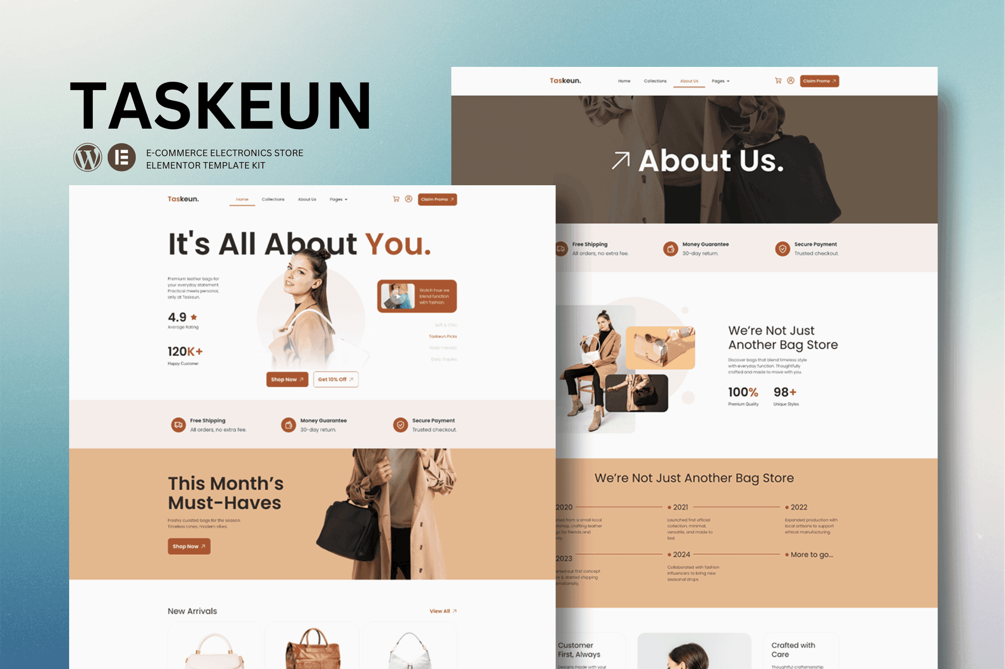 taskeun-e-commerce-bag-store-elementor-template-ki Taskeun – E-Commerce Bag Store Elementor Template Kit