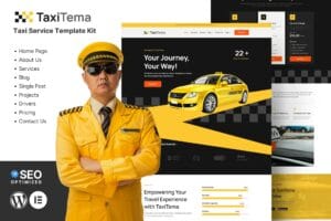 Taxitema – Taxi Drivers Business Template Kit