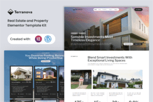 Terranova – Real Estate and Property Elementor Template Kit