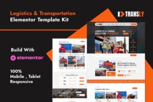 Transly – Logistics & Transportation Elementor Template Kit