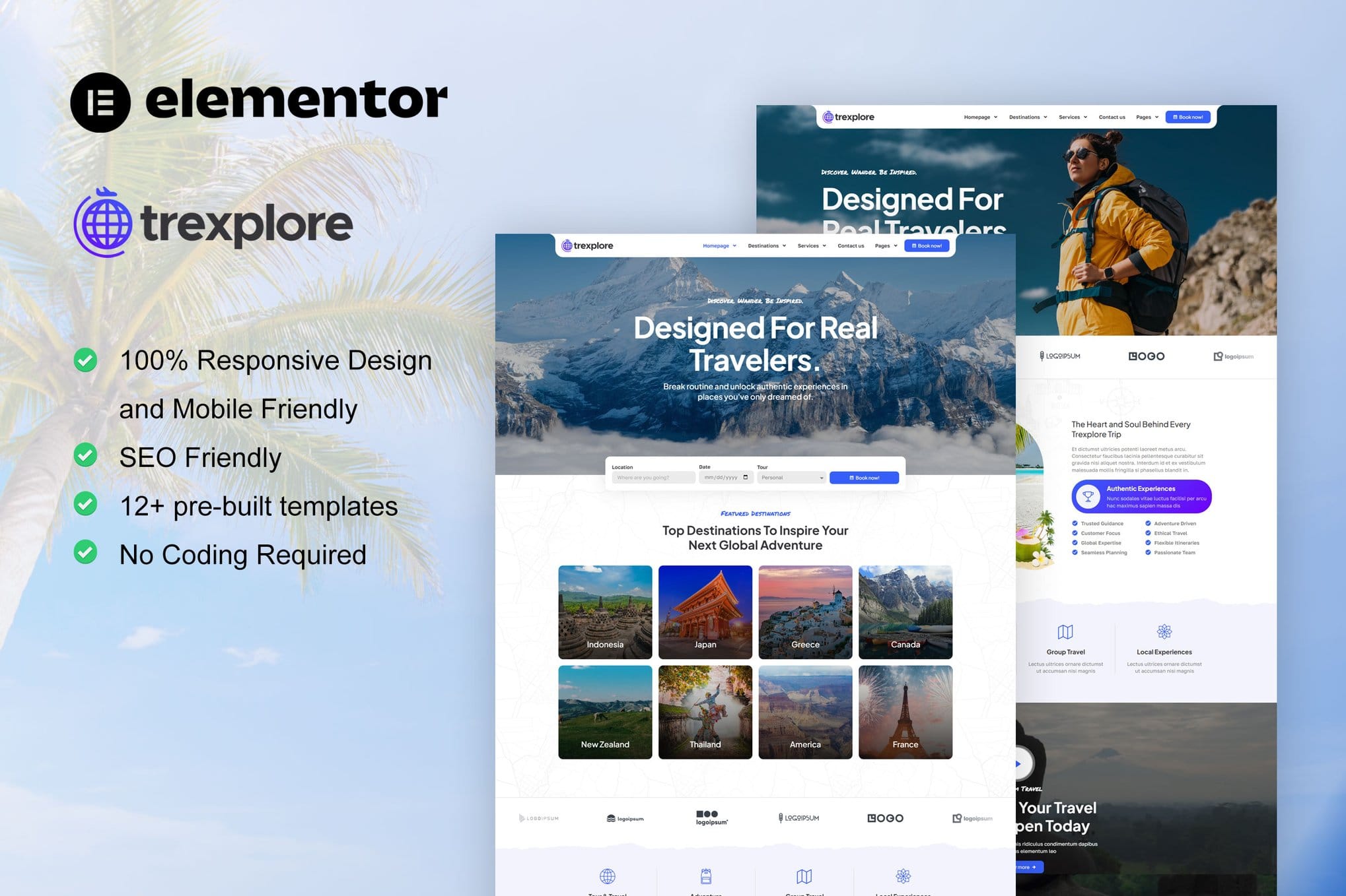 trexplore-travel-tour-agency-elementor-pro-templat Trexplore – Travel & Tour Agency Elementor Pro Template Kit