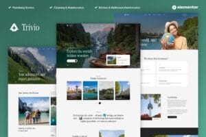 Trivio – Travel & Tour Agency Elementor Template Kit