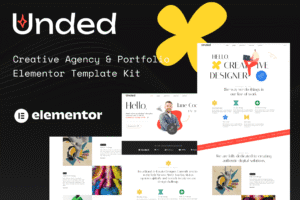Unded – Creative Agency & Portfolio Elementor Template Kit