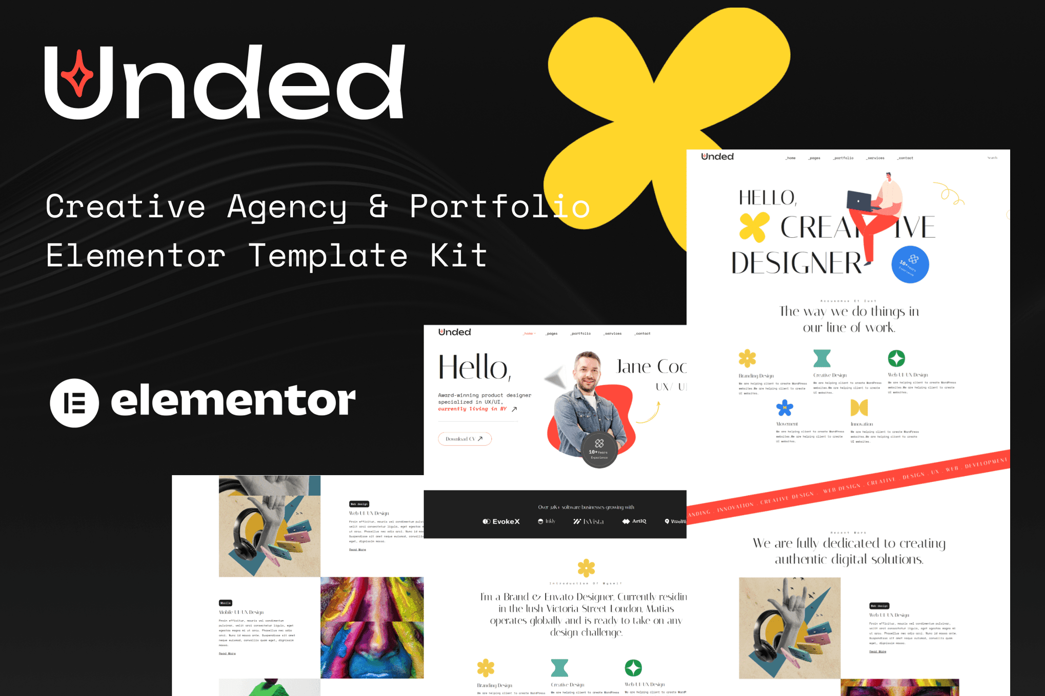 unded-creative-agency-portfolio-elementor-template Unded – Creative Agency & Portfolio Elementor Template Kit
