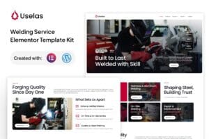 Uselas – Welding Service Elementor Template Kit
