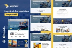 Velotrax – Logistics & Transportation Elementor Template Kit